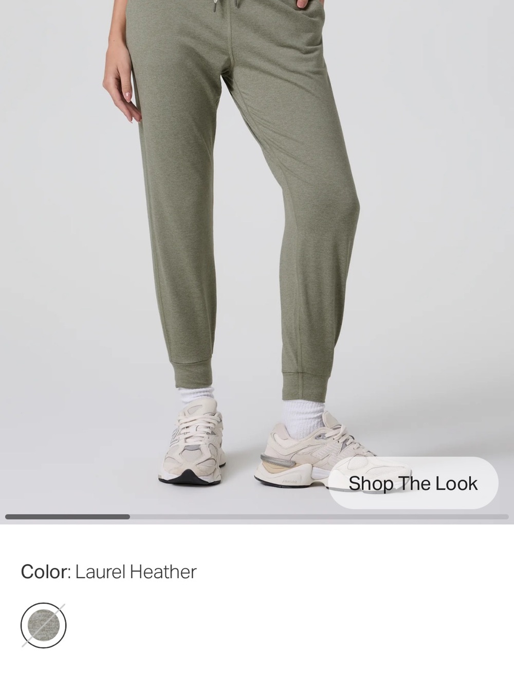 Performance Jogger Pants - Laurel Heather Olive Green